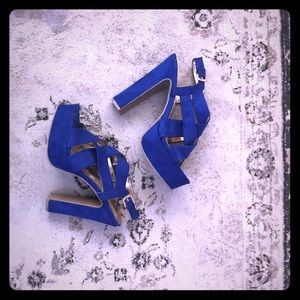 Mossimo High Heels w Platform&Straps-Prom Shoes